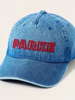 Denim Baseball Hat - Parke x Target Medium Wash One Size Fits Most